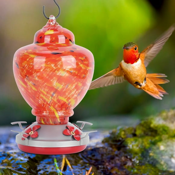 comedero para pájaros patio pintura colorida jardín para pájaros comedero para pájaros herramienta de alimentación para pájaros rendimiento inigualable