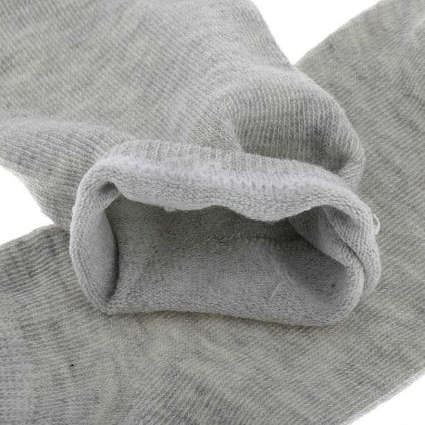 5 pares de calcetines invisibles de corte bajo para hombre con silicona  antideslizante Color sólido YONGSHENG