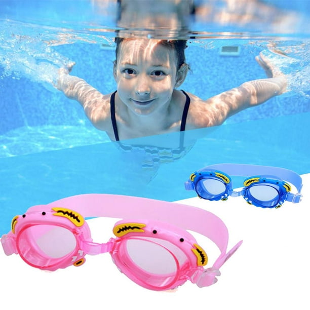 Gafas de sirena para niños, gafas de natación para niños, gafas de natación  para niñas, gafas de 2 años, gafas para niños, tubo de respiración, niña