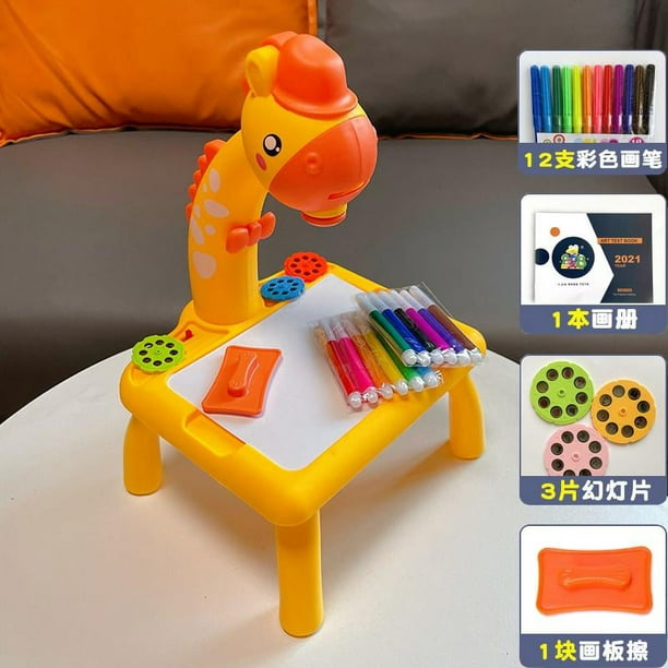 Mesa De Dibujo Proyector Infantil Didáctico Tablero Juguete