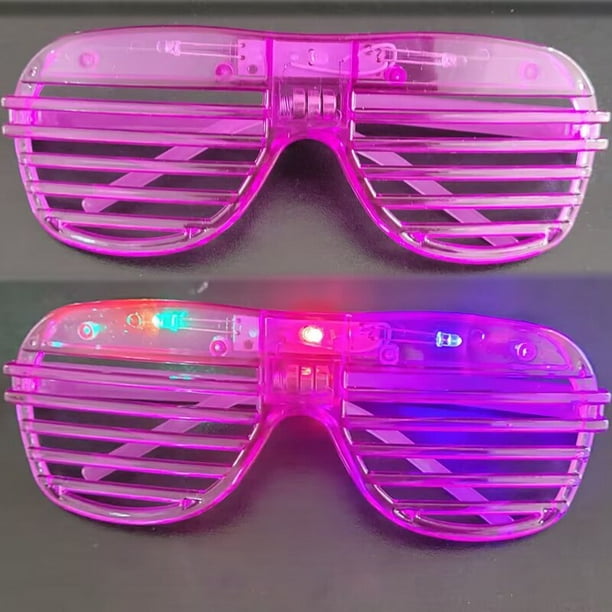 Gafas Luminosas LED, 12 Piezas Gafas Led Gafas para Fiestas Gafas