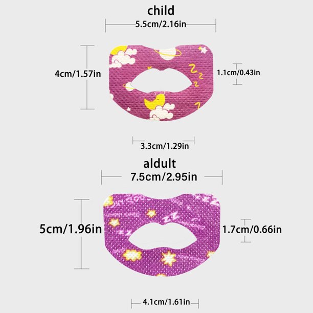 Tiras bucales para dormir Tiras para dormir para la apnea del sueño Cinta  bucal para mejorar la respiración nasal