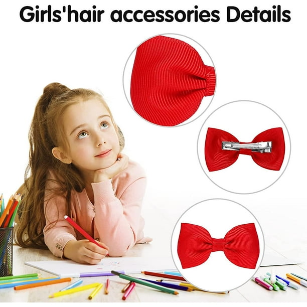 Pinzas para el pelo con lazo pequeño para bebé, pasadores de seguridad,  accesorios para el cabello