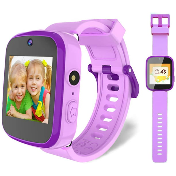 Reloj inteligente para niños de 3 a 10 años, pantalla táctil, reloj  inteligente deportivo digital con juegos de podómetro y música, para niños  de 4
