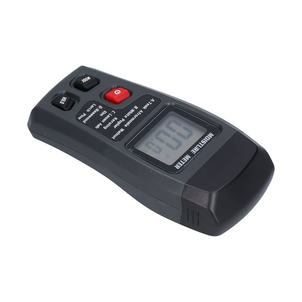 Medidor de humedad de madera – Detector digital de humedad – Detector de  humedad tipo Pin, detector de fugas de agua, medidor de humedad para  material
