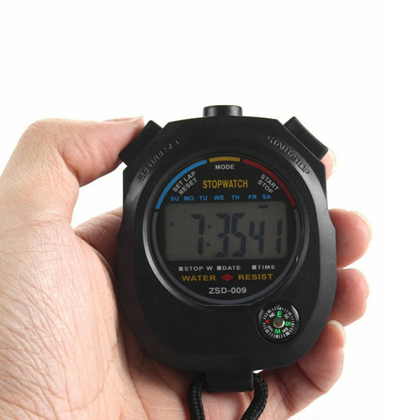 Cronometro Deportivo Digital Pantalla Reloj Alarma Deportes Fitness