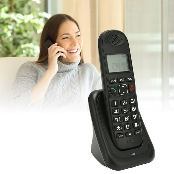 PenRux Teléfono Inalámbrico de Mano, Llamadas Manos Libres Teléfono  Inalámbrico de Marcación Limitada para el Hogar para la Oficina para los  Negocios (Enchufe Estadounidense) : : Electrónicos