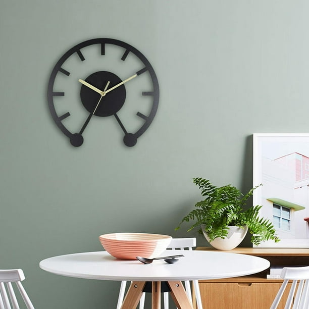 Un reloj de mesa de estilo escandinavo minimalista