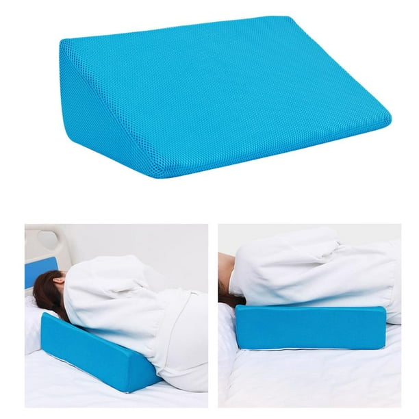 Almohada de triangular suave para dormir, almohada para ronquidos, S  Colcomx Almohada de cuña triangular