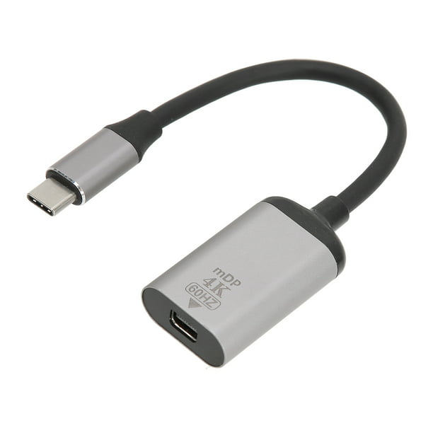 Adaptador USB C a HDMI Adaptador 4K HDMI a USB C, 60 Hz, aluminio