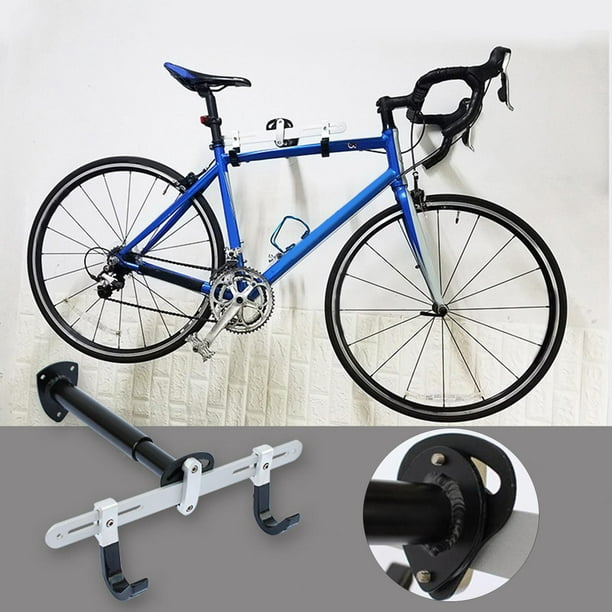 Soporte de pared para bicicletas - Aluminio - Plata - D-RACK