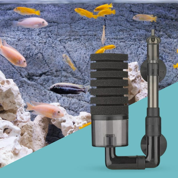 Filtro de tanque de peces de acuario, filtro interno sumergible para  acuario, filtro ajustable para tanque de peces con bomba de agua, filtros  de