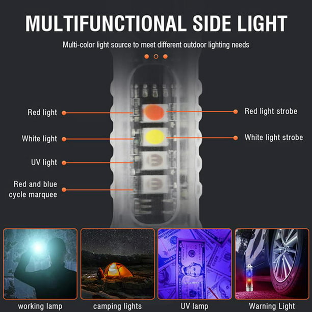 Linterna De Bolsillo Con Luz Led Ultra Delgada - 3 Piezas Color de la luz  Blanco