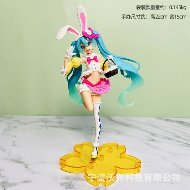 Anime Hatsune Miku Desenho Q Ver . Bonito Kawaii Tirtus Cantor Manga  Estátua PVC Action Figure Boneca Collectible Modelo Figura