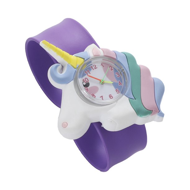 Reloj 3D unicornio para niñas, juguetes para niñas de 3, 4, 5, 6