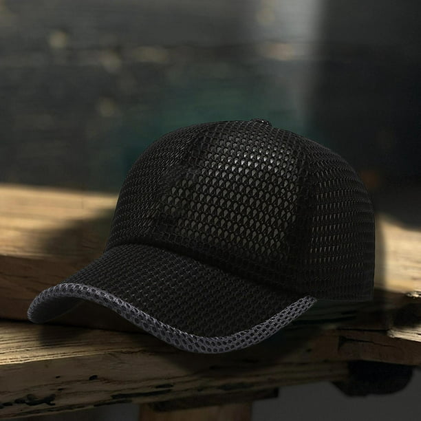 Gorra de béisbol, sombrero de malla, sombrero de sol ajustable