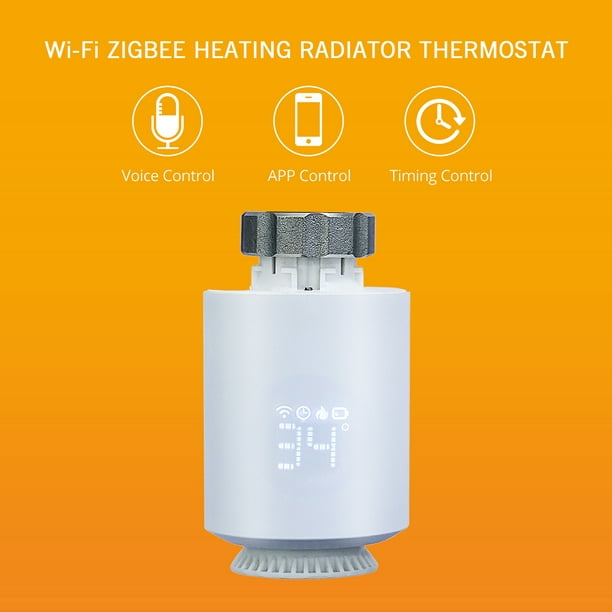 Cabezal termostato radiador Zigbee