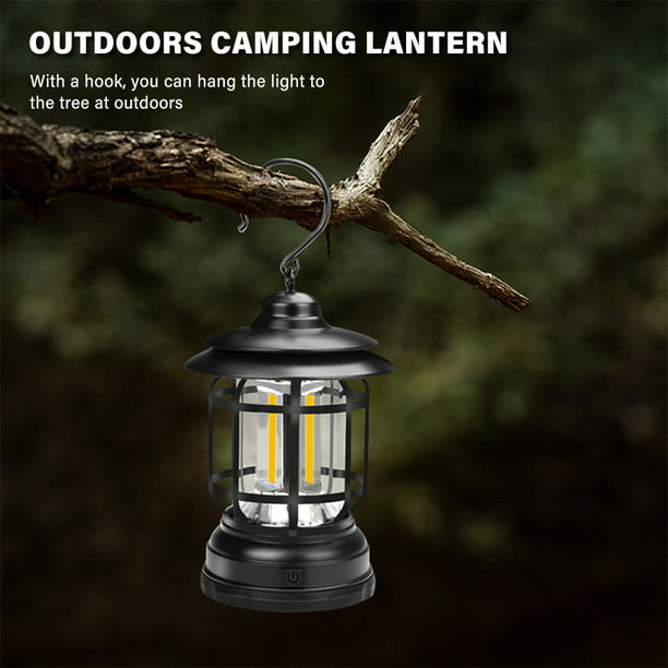 Linterna de Camping impermeable IPX6, lámpara de Camping