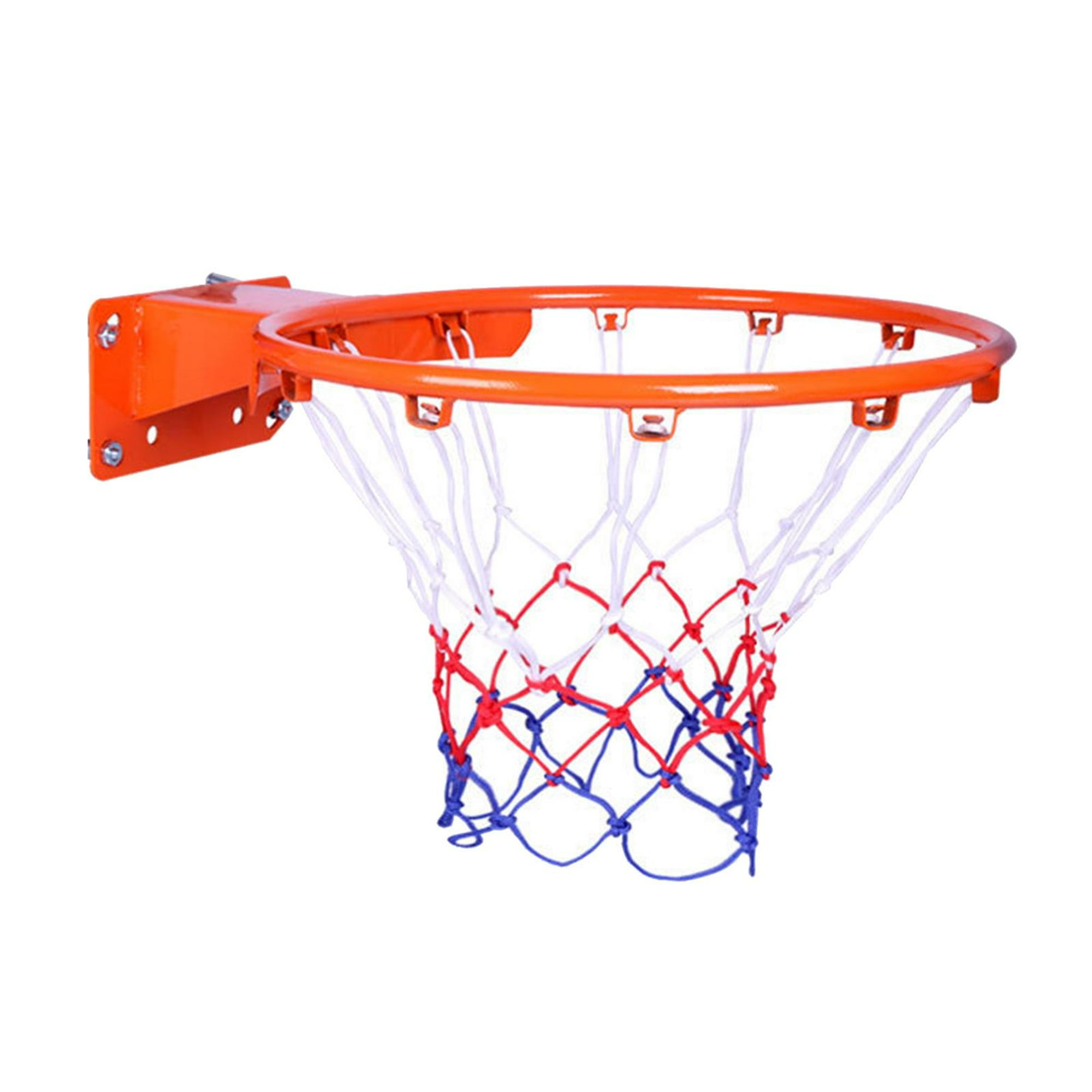 VEVOR VEVOR Aro de Baloncesto Diámetro Exterior 483mm Canasta de Baloncesto  de Acero al Carbono con Red Pieza de Repuesto de Portería de Baloncesto  Montada en Pared para Entrenamiento de Baloncesto, Naranja