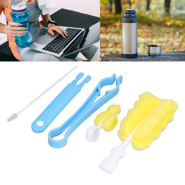 Kit de limpieza de cepillos para biberones, cepillo para biberones de leche  para bebés, cepillo para biberones, juego de cepillos para biberones,  diseñado para precisión