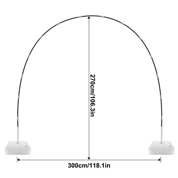 Kit de soporte de arco para globos, boda, cumpleaños, fiesta, fibra de  vidrio, soporte para arco de Advancent HA007735-00