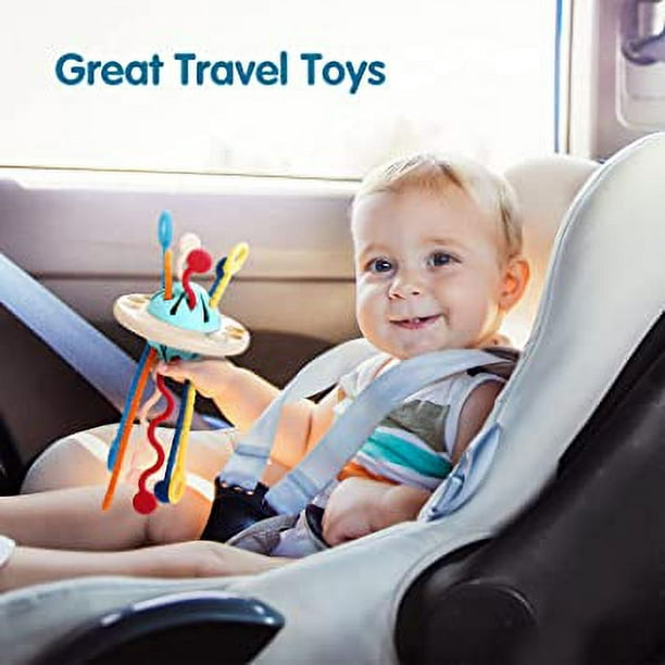 Montessori Juguetes para 1 año, juguetes sensoriales de viaje para bebés de  1 a 3, cuerda