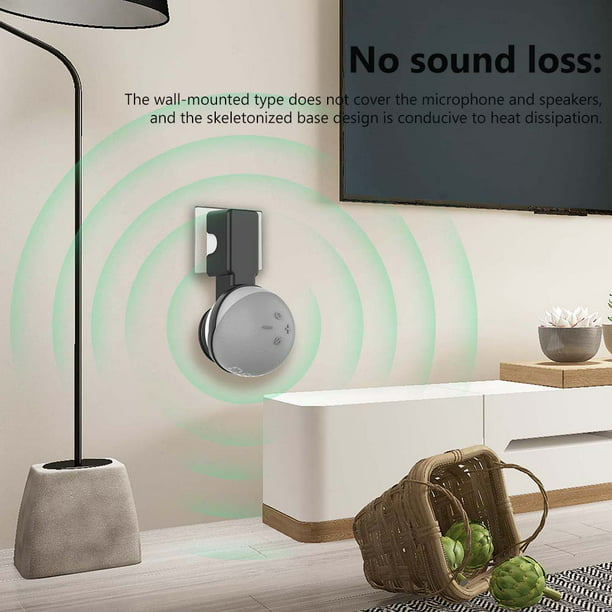 Soporte de pared para Alexa Echo Dot 3rd / Google Home Mini soporte de  pared con gestión de cables integrada, Echo Dot 3rd /Google Home Mini  Speaker