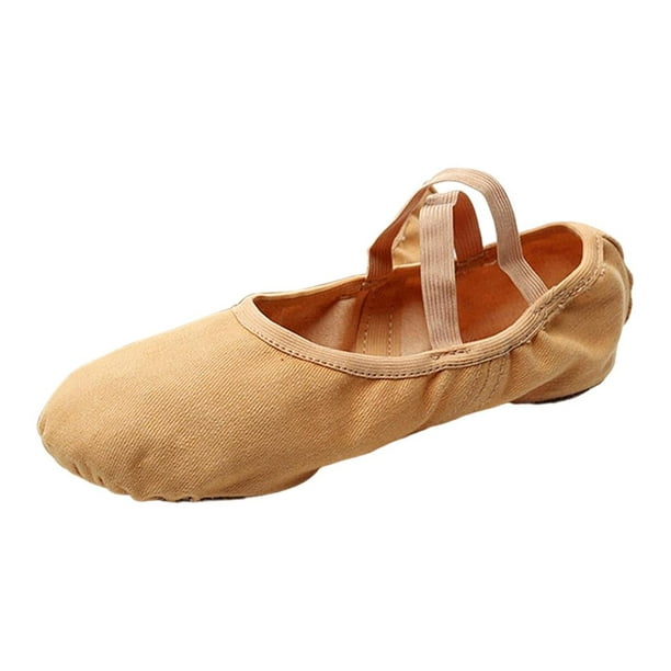 Zapatillas de ballet de lona ligeras para niñas, zapatillas de ballet para  y mujeres, zapatos de yoga Black_40 Colcomx ballet pointe zapato de las