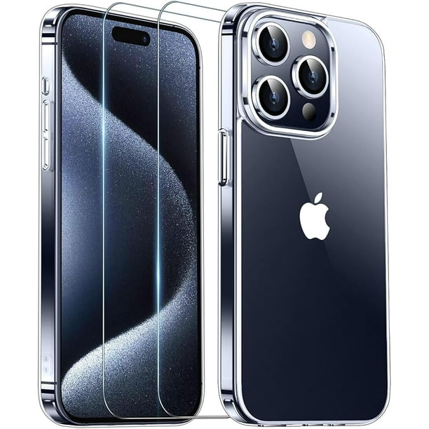 Case iPhone 15 Pro 3 En 1 Transparente 360 Alta Proteccion Y Diseño Funda  Protector