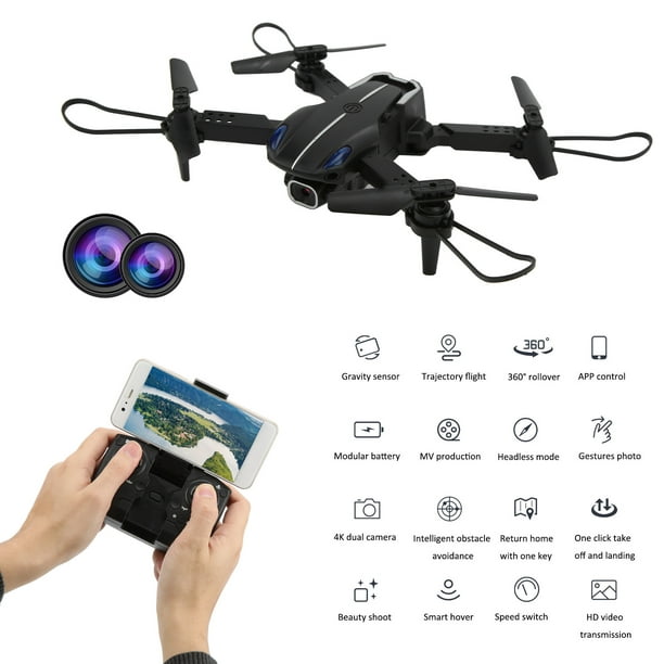 Drones Para Niños Con Camara 4k, sensor de infrarrojos para evitar