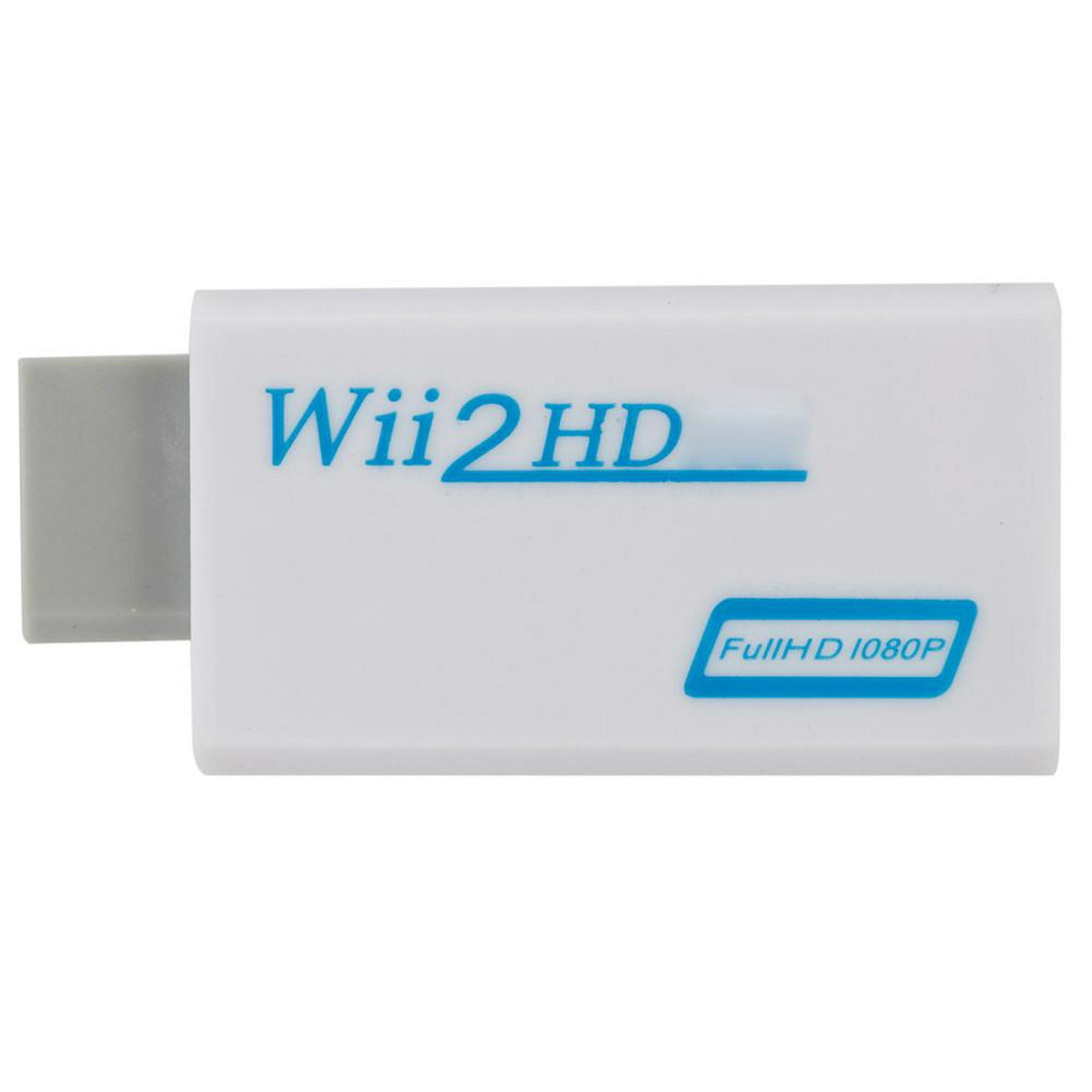 Adaptador de Nintendo Wii a HDMI - Adaptador de Nintendo Wii a HDMI - Full  HD 1080p INF, blanco