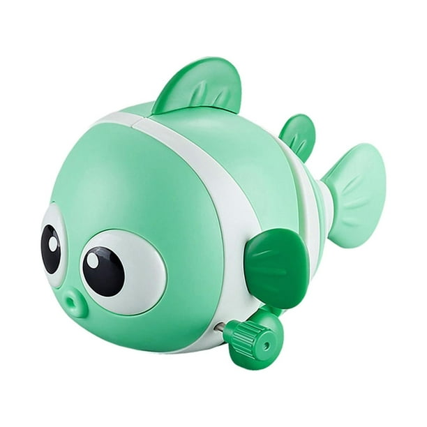 Juguete de cuerda para bañera, juguete de agua para peces que nadan con  mecanismo de relojería, juguete flotante para bañera, juguete de agua,  juguete Verde Baoblaze juguetes de baño