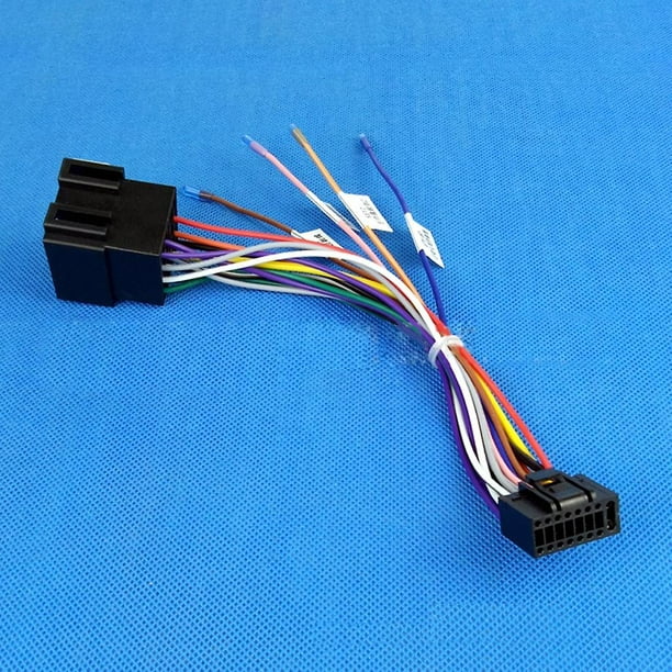 Conector de arnés de cableado ISO de 16 Pines, adaptador de Radio