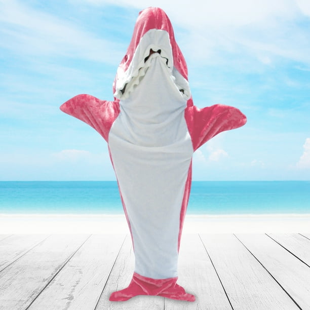 Manta de tiburón con capucha – Manta de tiburón 2023 para adultos