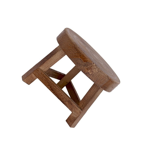 Kenally Taburetes bajos de maciza, silla con soporte para plantas de forma  redonda, de té, cambio de zapatos, taburete, Type2 NO2