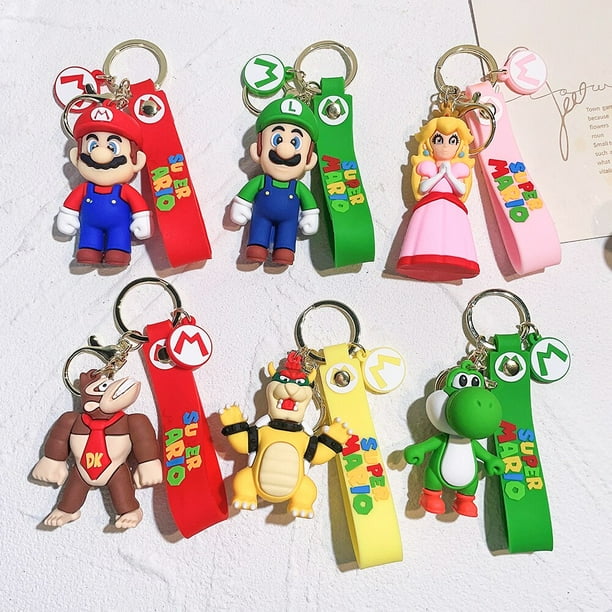 Figuras de acción de Super Mario Bros para niños, juguetes de PVC de  dibujos animados de