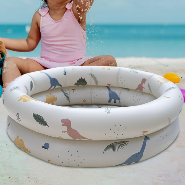 Flotadores para piscina, juego de agua, centro de juego, patio trasero, piscina para bebé Dinosaurio Cola Piscina inflable | Bodega Aurrera línea