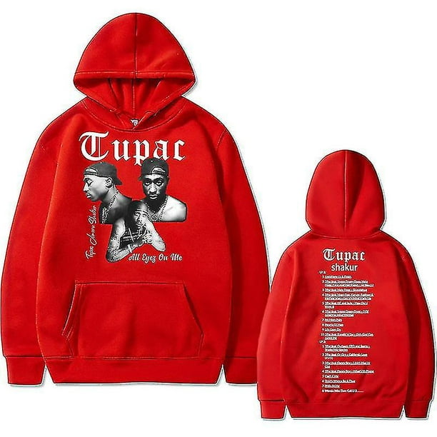 Sudadera con capucha de rapero Tupac 2pac para hombre y mujer, ropa de  calle de moda