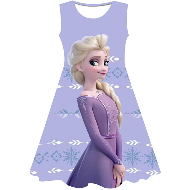 sin Incompetencia Dardos 2023 Disney Frozen Elsa falda con estampado 3D para niñas, niñas, niñas,  Disney, Elsa, vestido de princesa, vestido infantil de Frozen para niña  1-10Y10T Gao Jinjia LED | Walmart en línea