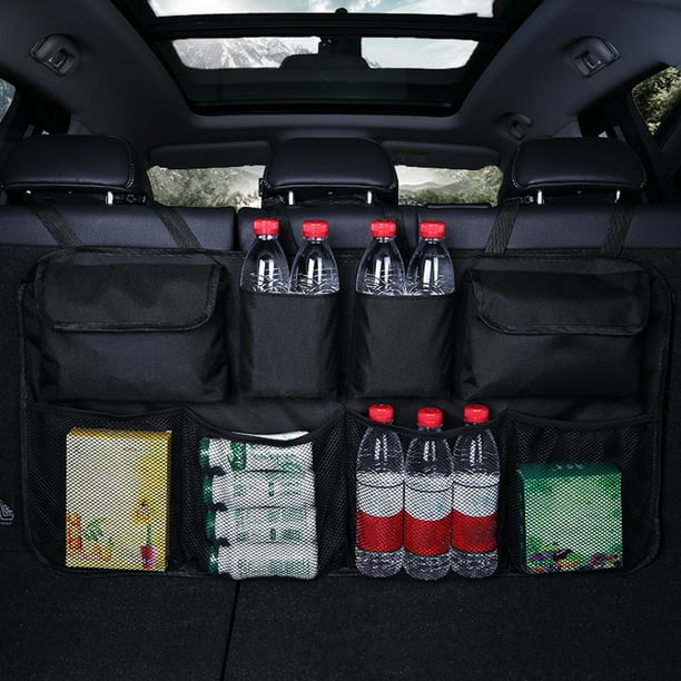 Bolsas de almacenamiento del asiento trasero del coche del organizador del  maletero del asiento trasero de gran capacidad para SUV Tmvgtek Accesorios  para autos y motos