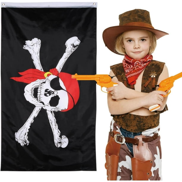 Bandera de Pirata Calavera para decoración