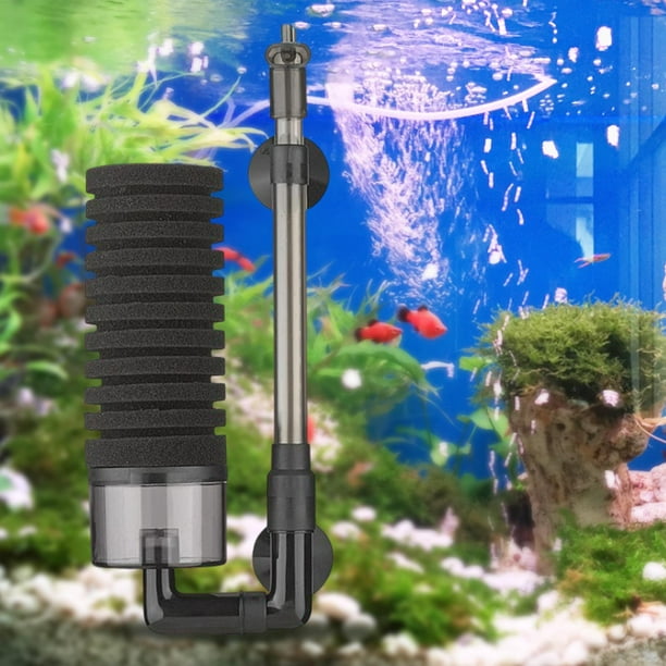 Aspirador de ciclo de filtro de esponja de peces de acuario ajustable  Colgar en la bomba de succión jinwen Filtros de acuario
