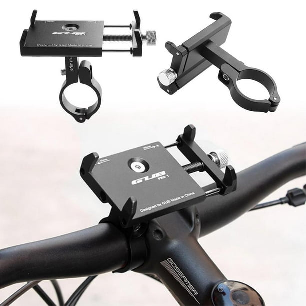 Soporte Para Teléfono Bicicleta 2 juegos de soporte ajustable para teléfono  de bicicleta MTB, soporte para manillar de motocicleta