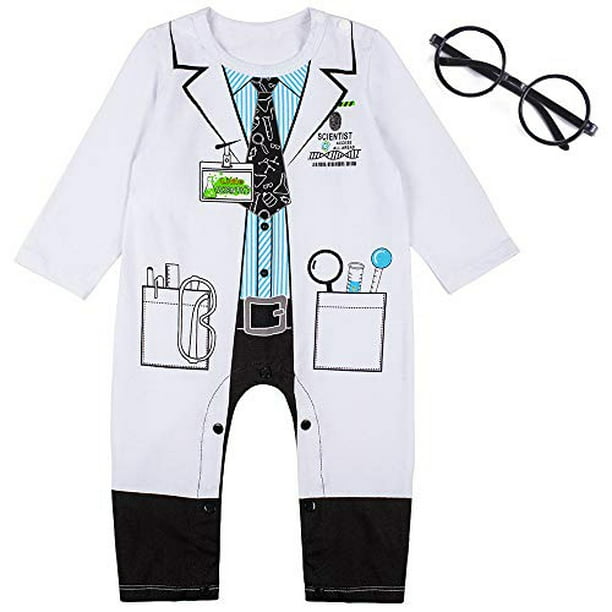Body Disfraz de Científico para Bebé Niño (Científico, 6-12 Meses) LENSOUS  LENSOUS