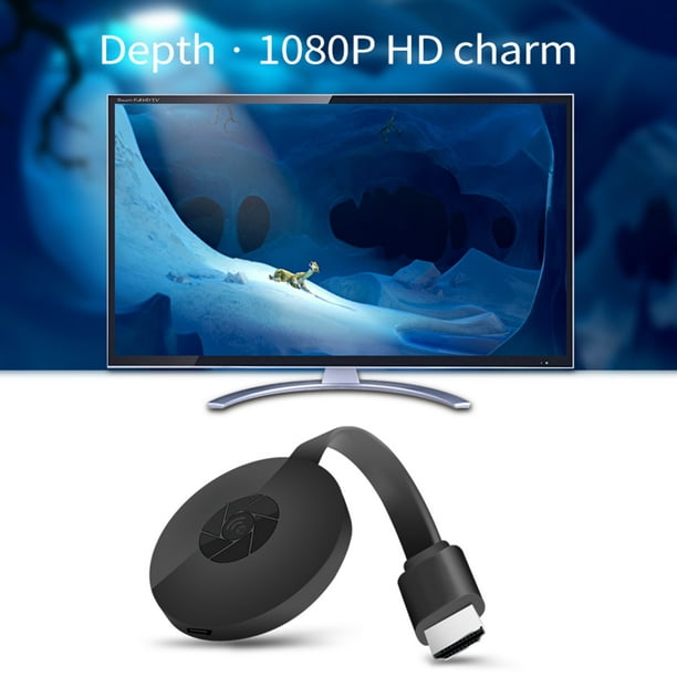 Adaptador de receptor de pantalla inalámbrico WiFi Dongle de TV con  pantalla inalámbrica compatible con HDMI 4K Likrtyny Accesorios  electrónicos