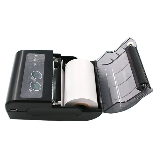 Mini impresora térmica portátil de 58 mm, impresora de recibos inalámbrica,  soporte de conexión Abanopi Impresora térmica