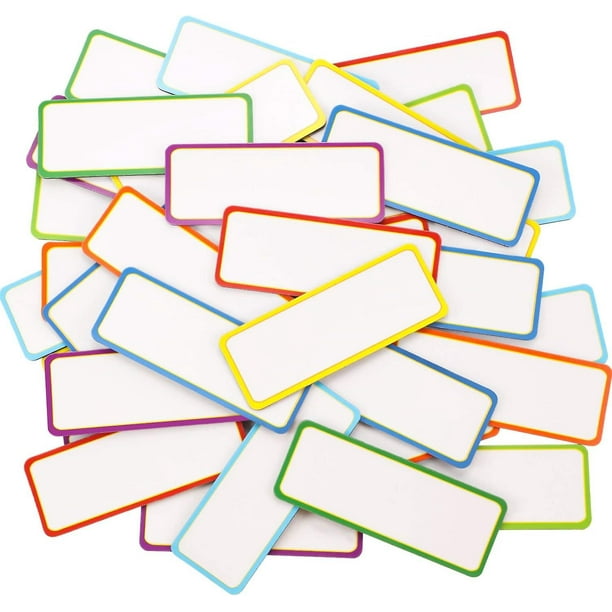 Availey – 40 etiquetas magnéticas de borrado en seco tiras