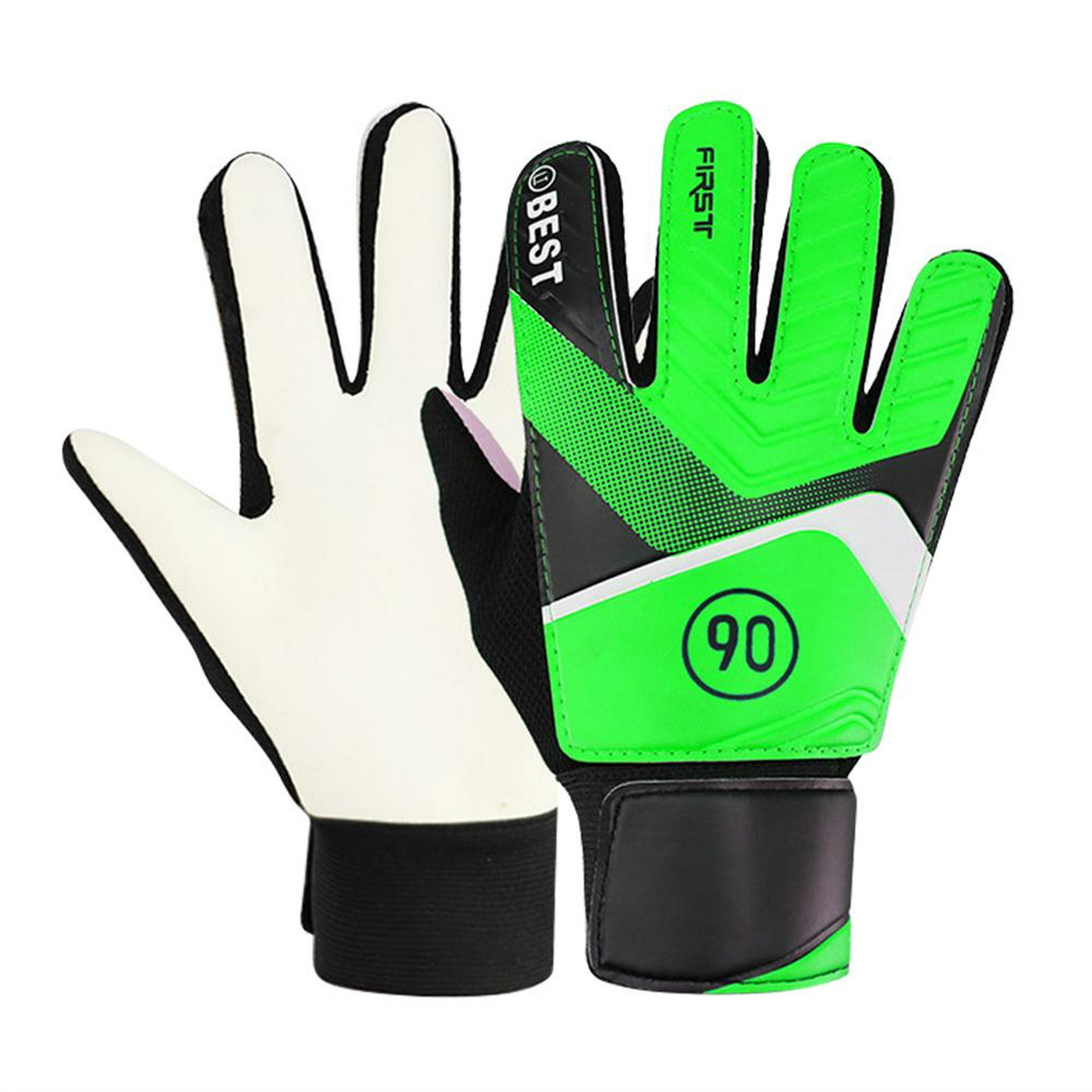 Fútbol 1 par de guantes de portero de fútbol para niños, guantes de mano de látex para fút Tmvgtek Para Estrenar | Walmart en línea