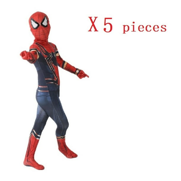 New Miles Morales Far From Home Cosplay Costume Zentai Spiderman Costume  Superhero Bodysuit Spandex Suit for Kids Custom Made 