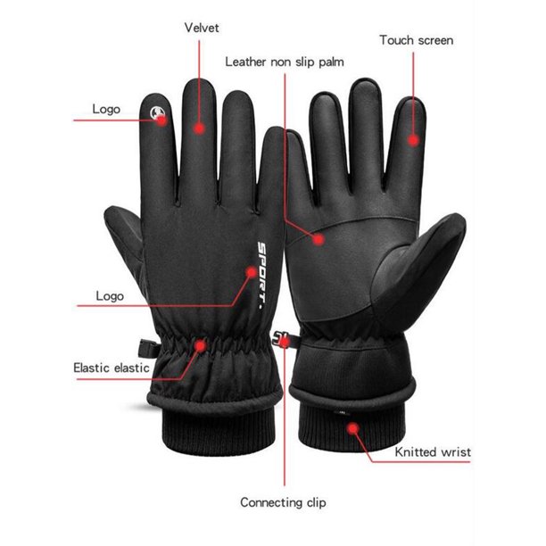 Guantes Para Frio Extremo Para Adultos De Esqui Hombre